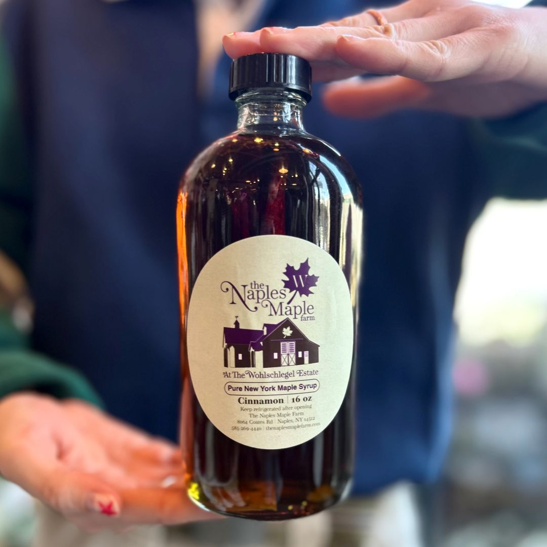 Naples Maple Farm pure new york maple syrup | Stacy K Floral | Cinnamon infused 16 oz.