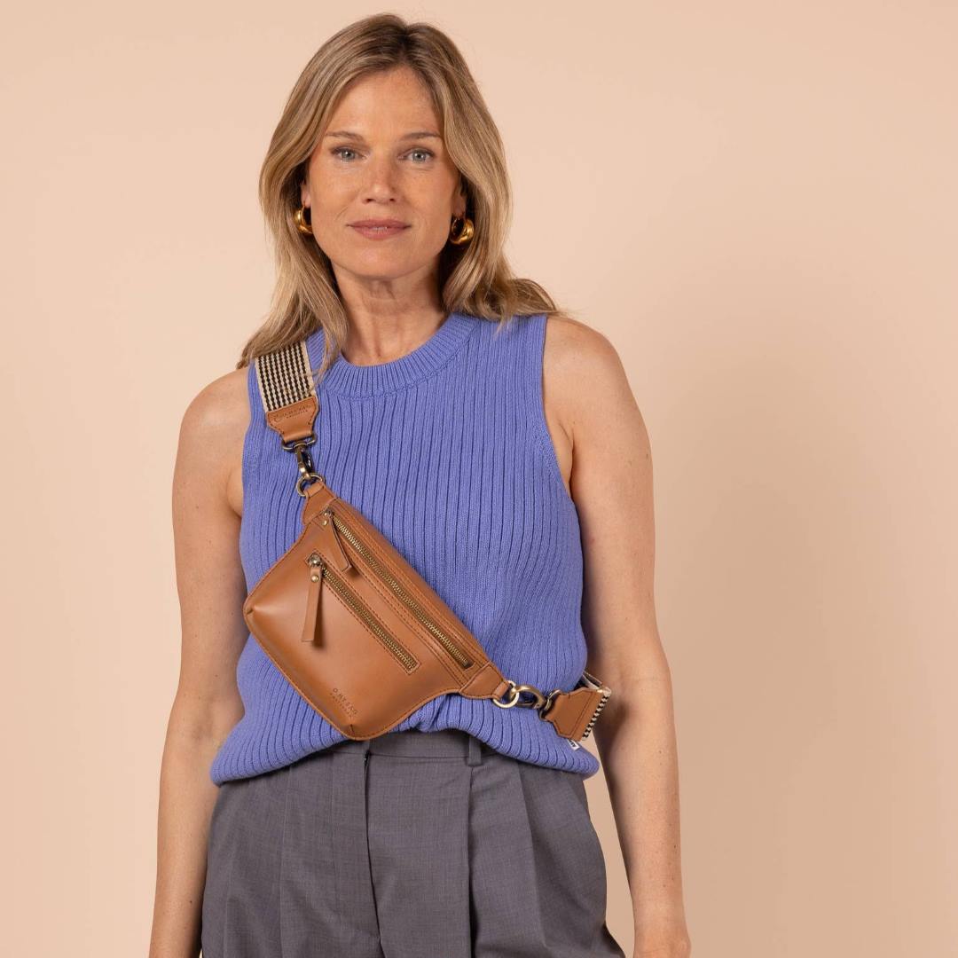 O My Bag | Beck's Bum Bag | Vegan Upteal Leather, brown