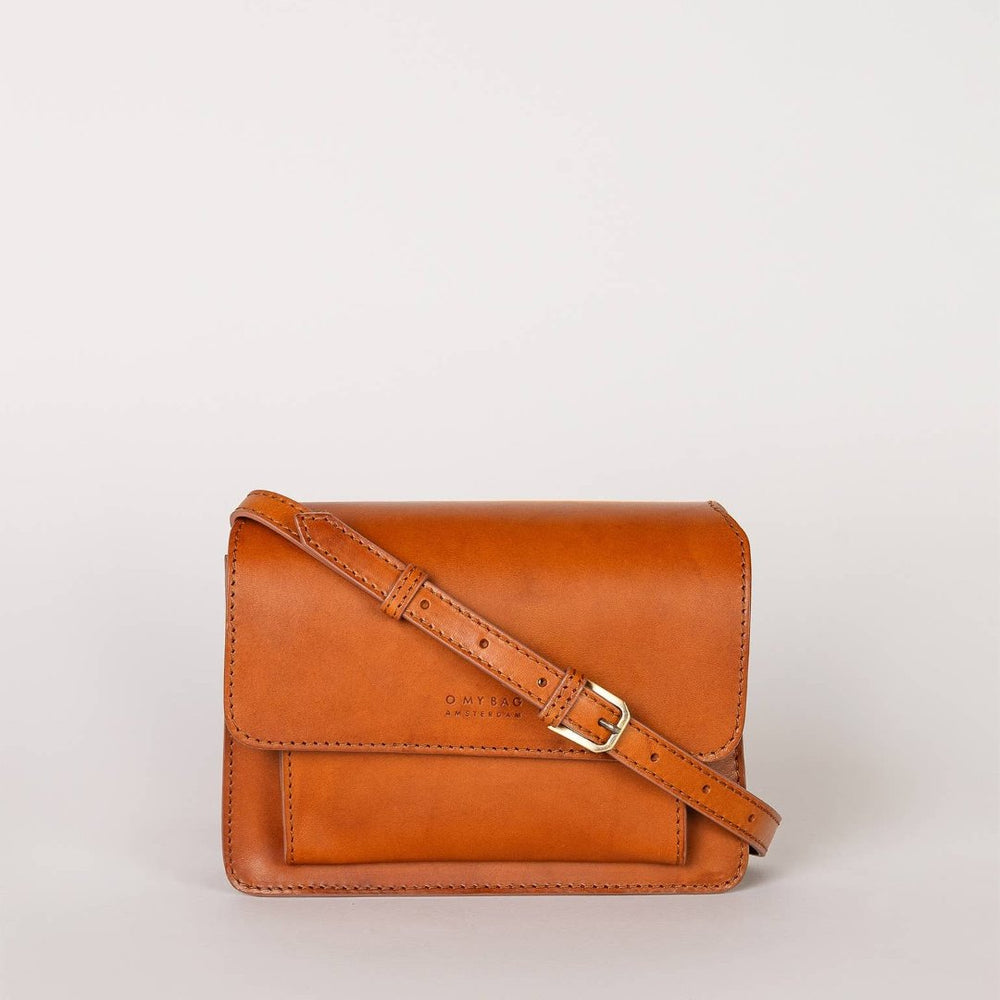 O My Bag | Harper Mini | Leather crossbody bag with a thin strap.