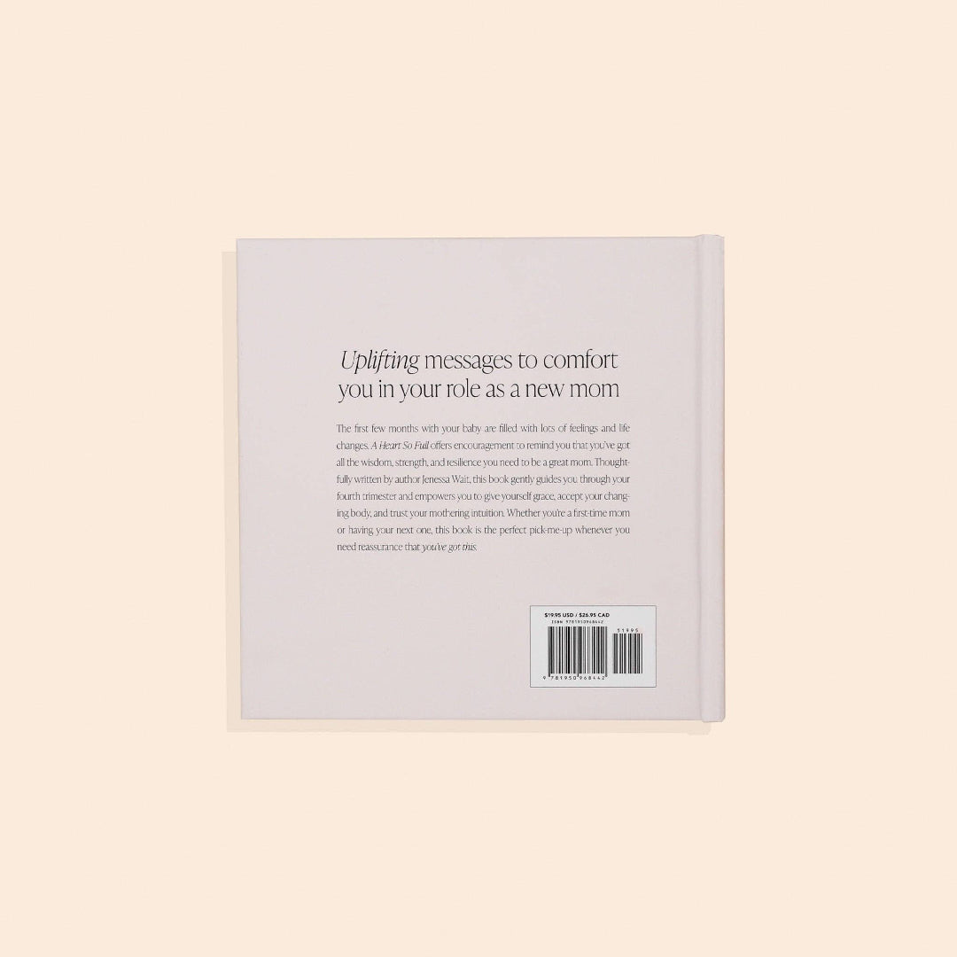 Back cover of a book with text on a light beige background