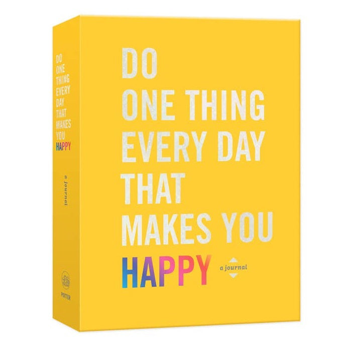 Penguin Random House | Do One Thing Every Day That Makes You Happy, a journal.