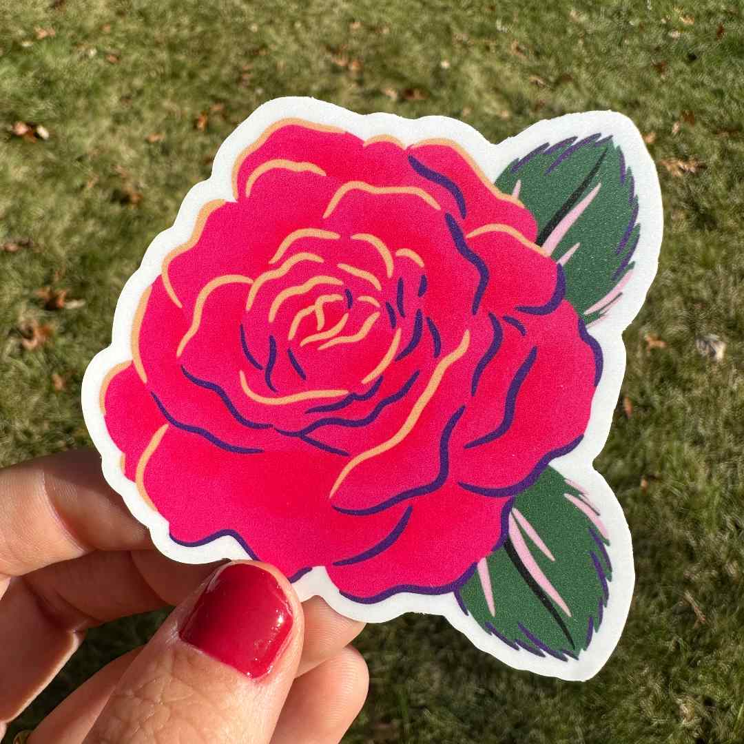 Piccolo Press | Rose Sticker