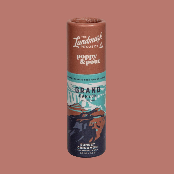 Poppy & Pout | The landmark project, grand canyon sunset cinnamon lip balm.