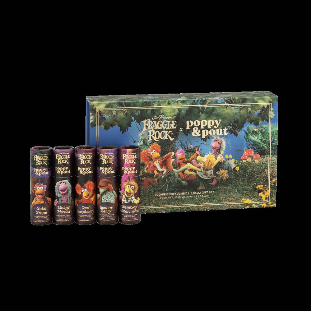 Poppy & Pout | Fraggle Rock | Themed lip balm and special edition box.