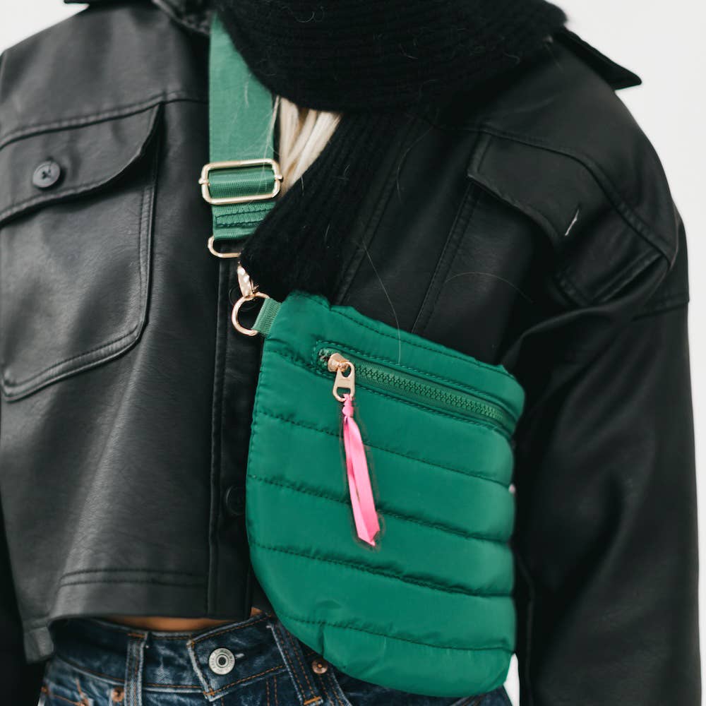 Pretty Simple | Jolie Puffer Belt Bag | Green
