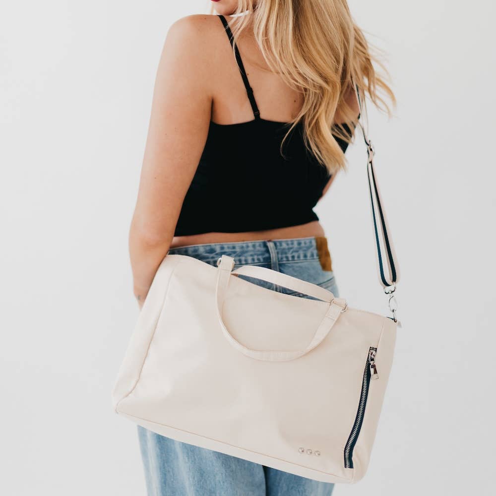 Pretty Simple | Nina Nylon Tote | Cream