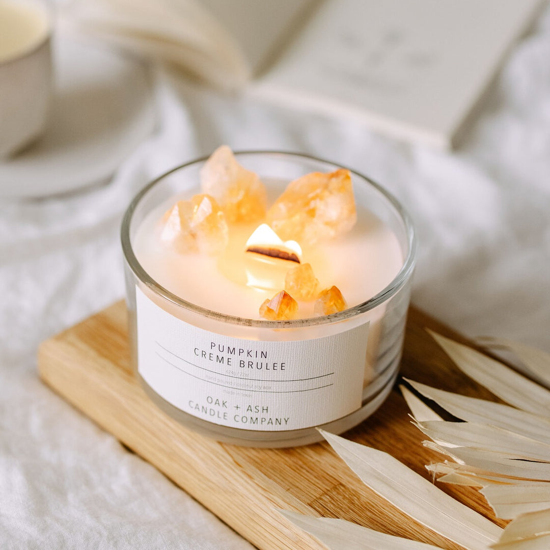 Pumpkin Creme Brulee Oak and Ash Candle