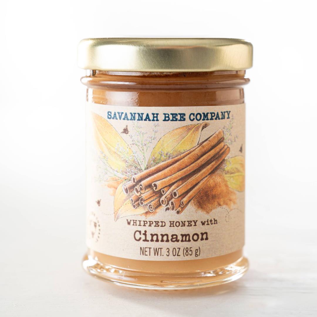 Savannah Bee Company | Whipped Honey with Cinnamon | 3oz