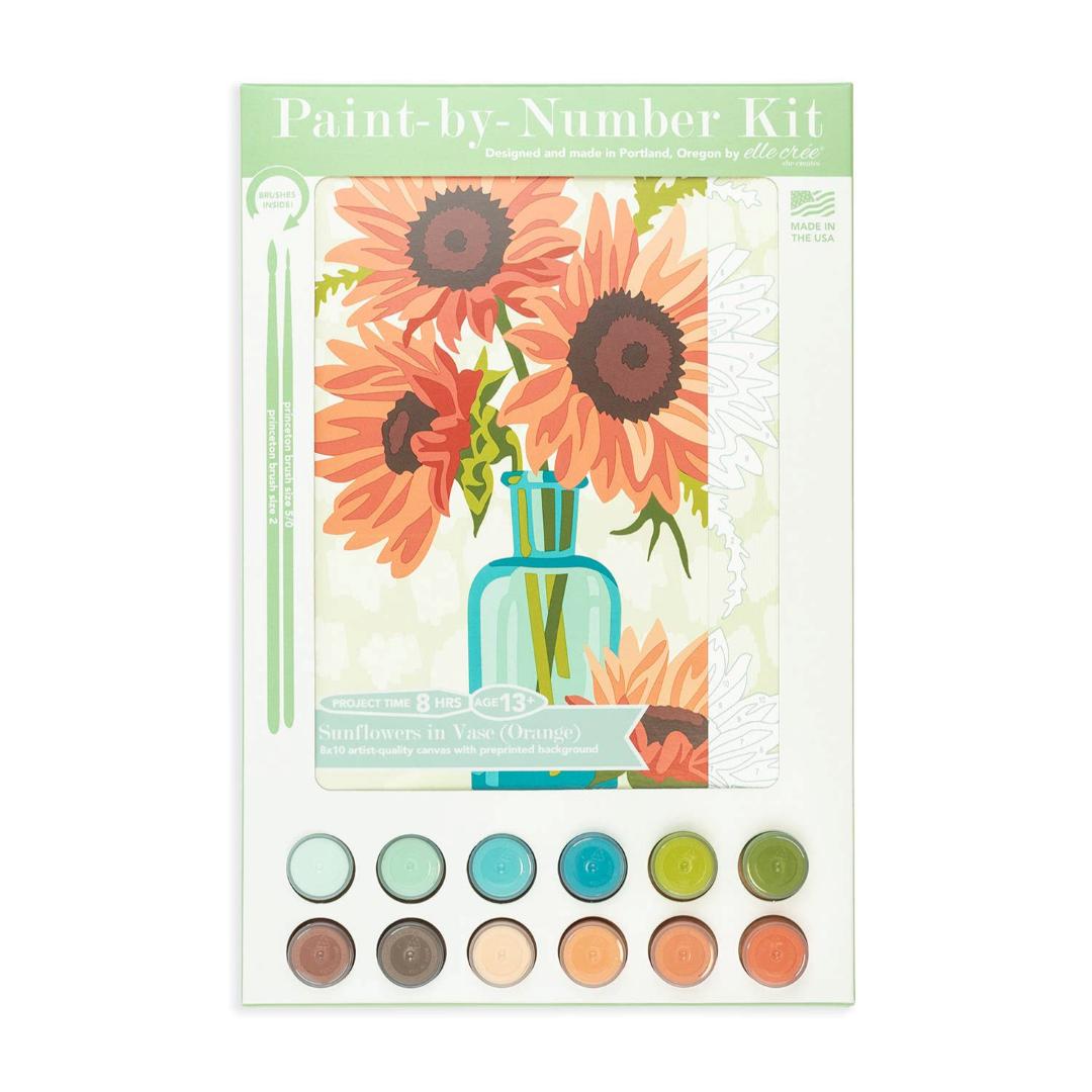 She Creates | Paint by Number Kit | Sunflowers.