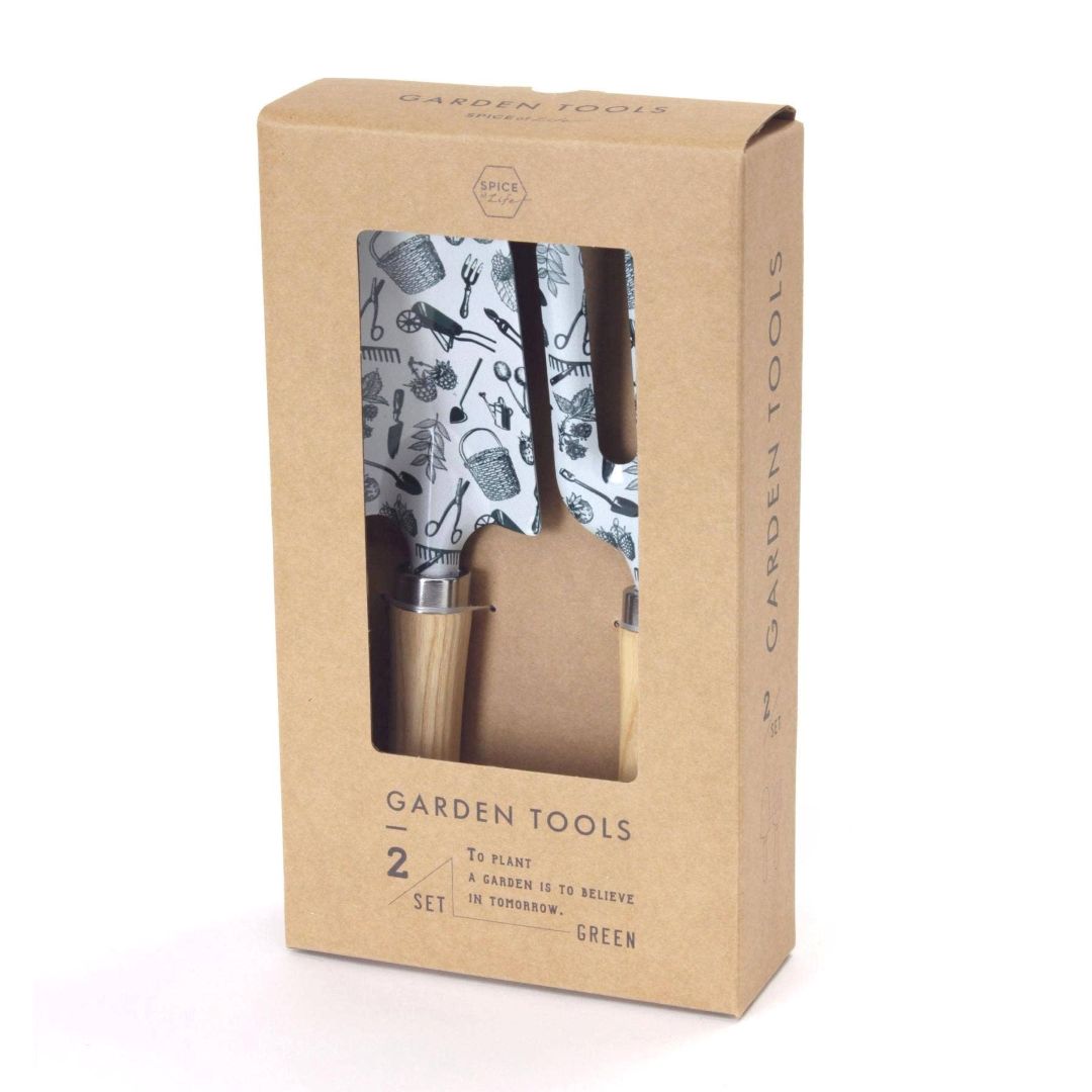 Time Concept | Gardening Tools | Wooden handles, patterned metal.