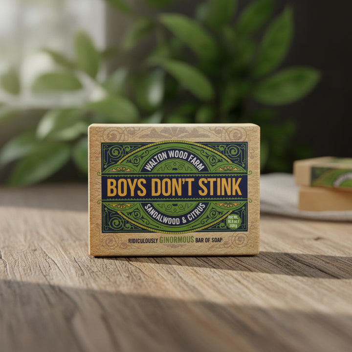 Bar of soap with &