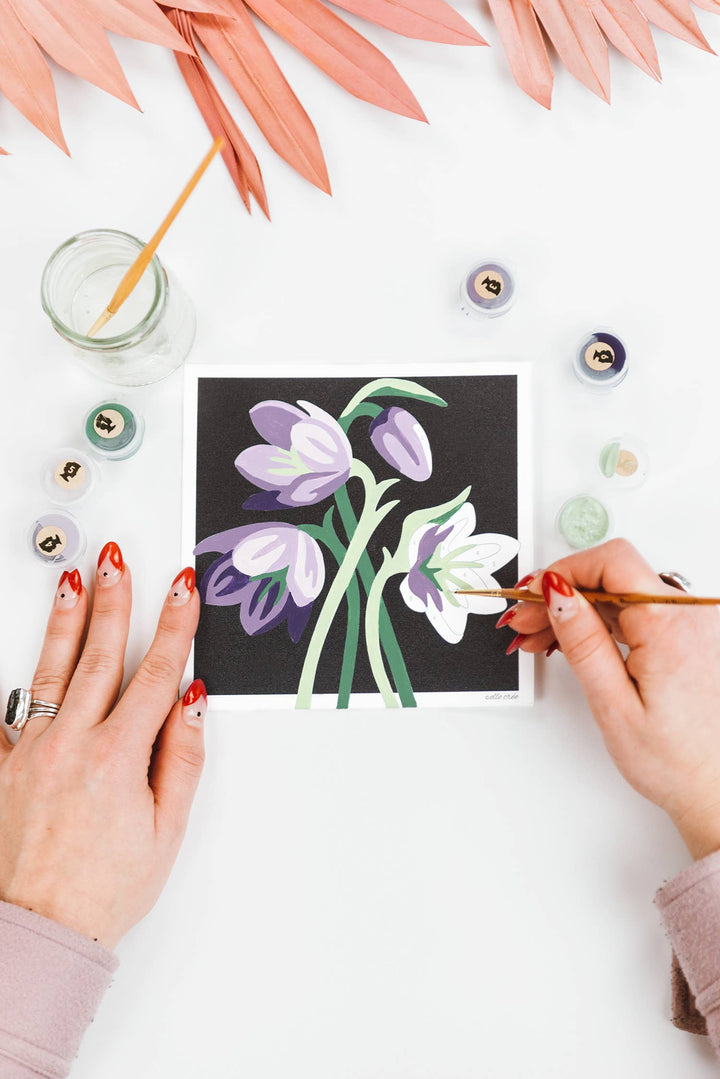 She Creates | Fritillaria MINI Paint-by-Number Kit