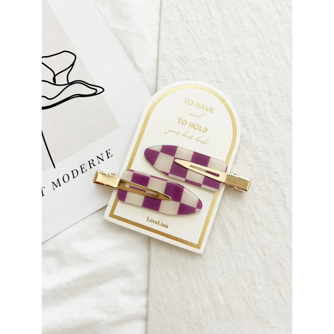 LoveLina | Crease Free Checkered Clip