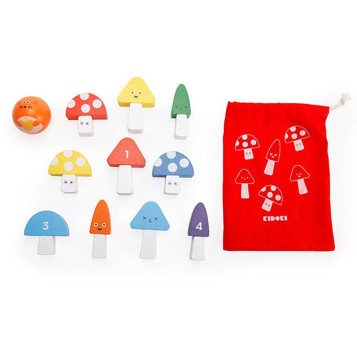 Kikkerland Design | It's a Strike! Mini Mushroom Bowling