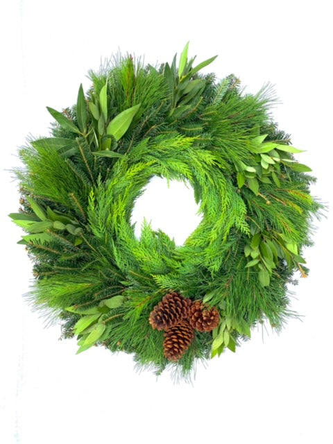 Fresh Winter Green Wreath