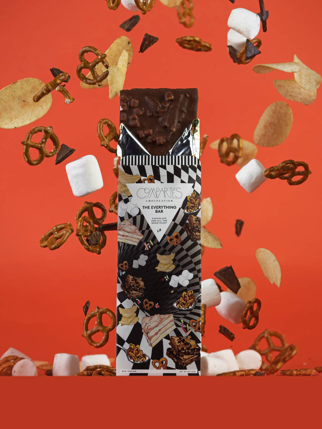 Compartes Chocolate Marshmallow Crisp Milk Chocolate Bar