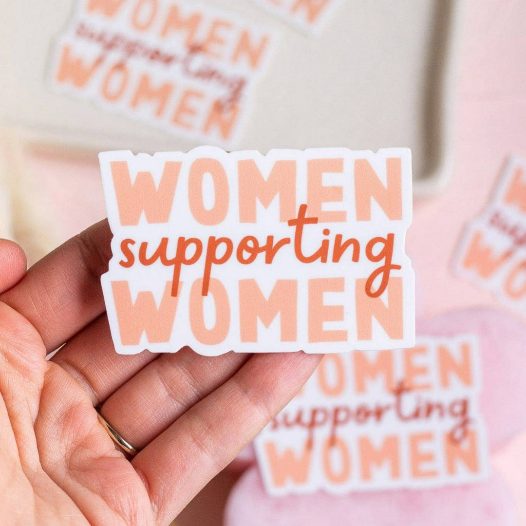 Stickers (Assorted Styles) | The Print Pantry | Women supporting women text sticker.