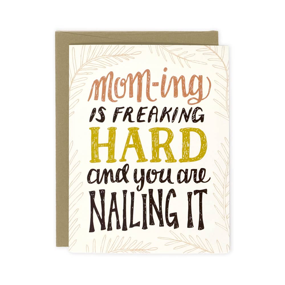 Moming Is Hard Card