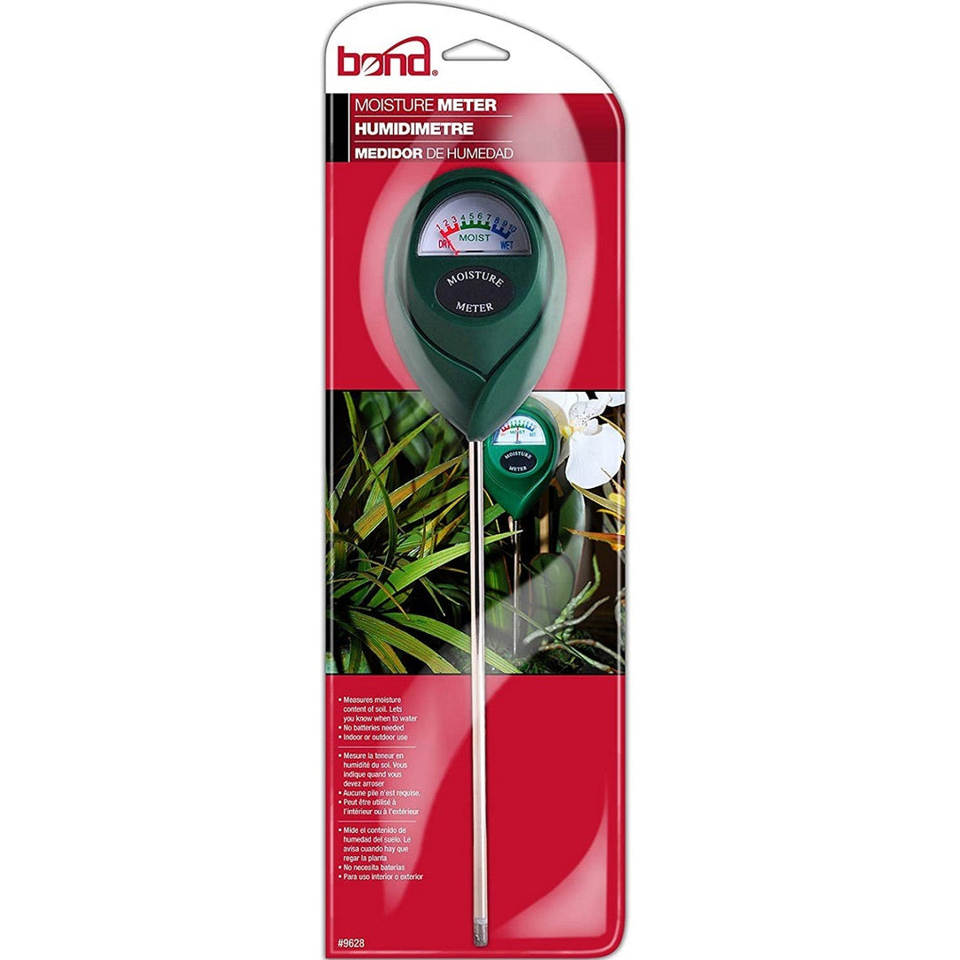 Moisture Reader | Bond | Green moisture reader in a clear package with red backing. Easy to read meter.