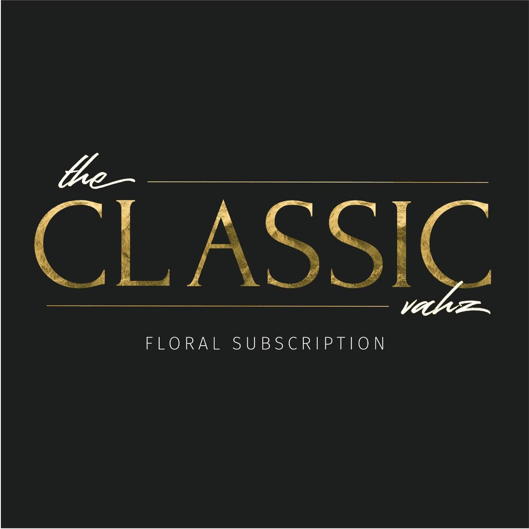 The Classic Vahz Floral Subscription Graphic | Stacy K Floral