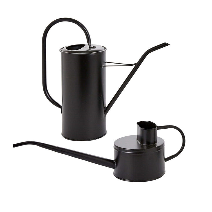Fletch Watering Can | Photo shows two watering cans, one short and one tall.