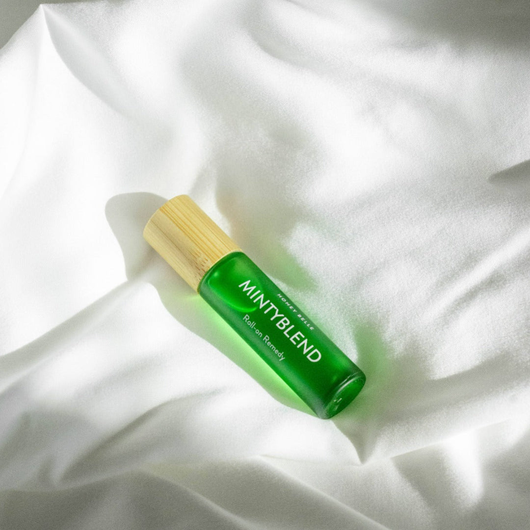 Roll-on Remedy: - Help ease congestion - Help improve skin tone - Help rejuvenate the skin - Help diminish dark spots Breathe in to: - Clear - Energize - Decongest - Improve mental function Key ingredients: - Peppermint - Eucalyptus - Wintergreen - Spearmint