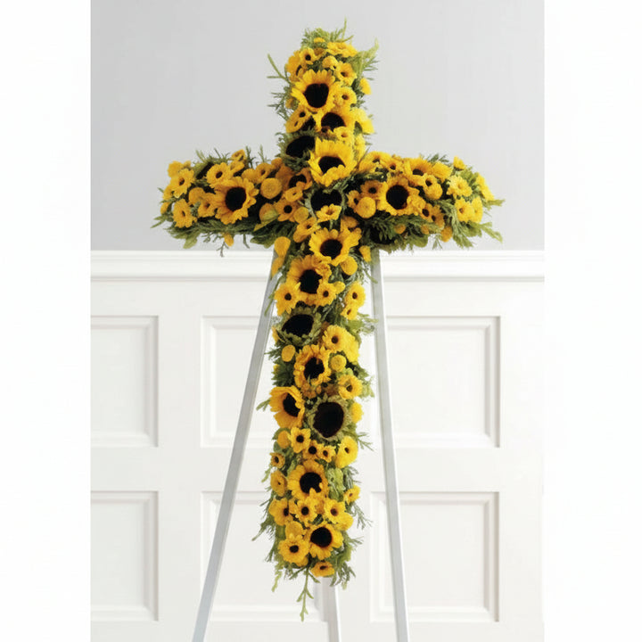 Sunflower Cross - STACY K FLORAL