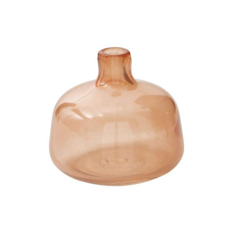 Thany Budvase | A light pink budvase with a small neck and a tapered base.