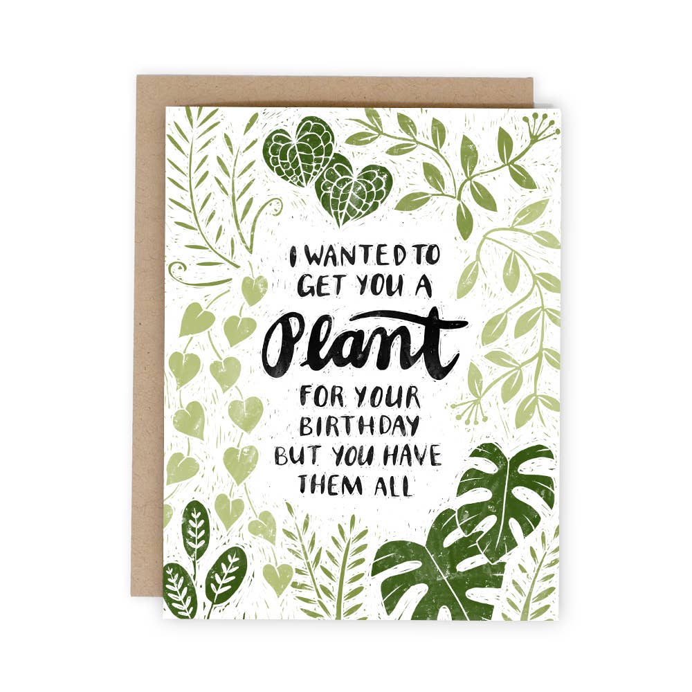 I Wanted To Get You A Plant
