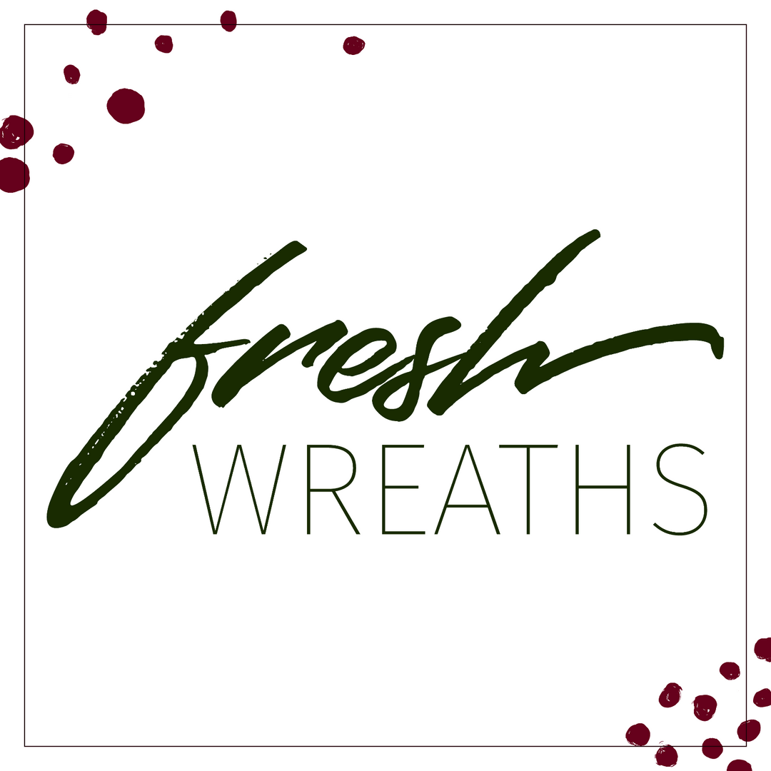 fresh winter green wreaths