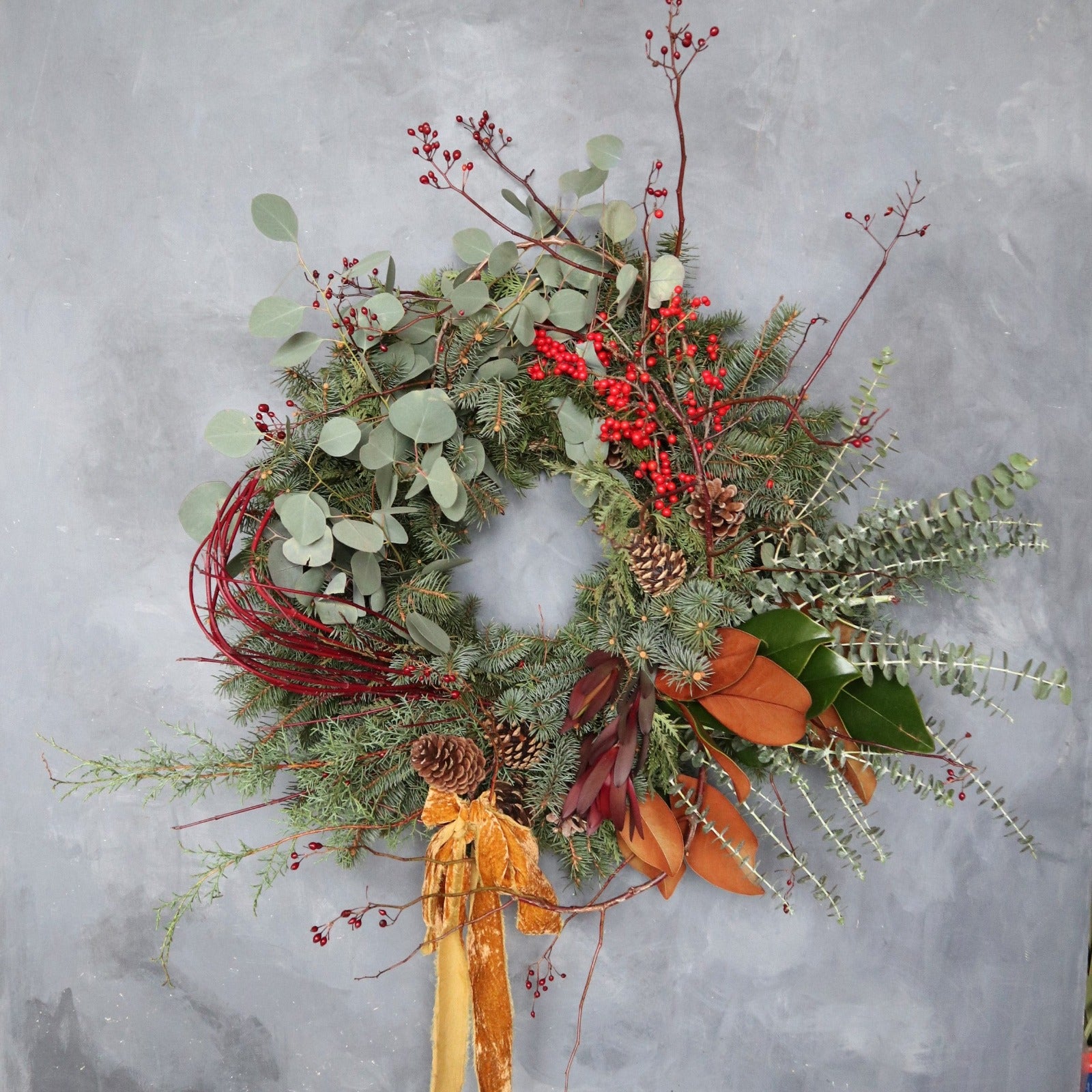 Luxe winter wreath 2024