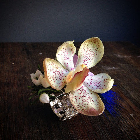 Orchid Flower Ring - STACY K FLORAL