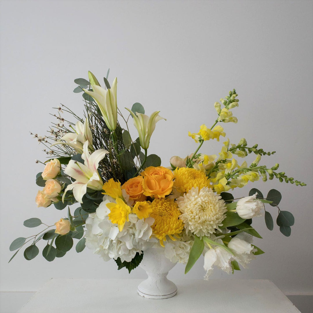 Bright and Cheery Wrapped bouquet  Rochester NY Flower delivery – STACY K  FLORAL