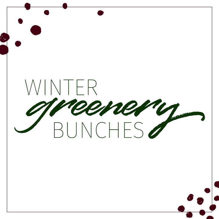 Winter Greenery Bunches